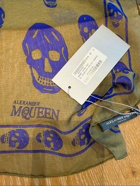 Alexander McQueen silk scarf NWT